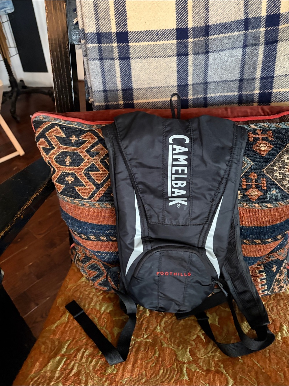 CamelBak Foothills Minimalist Hydration Backpack in Black with Gray Accents